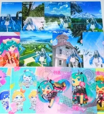 하츠네 미쿠 매지컬 미라이 유키 미쿠 클리어 파일 묶음 판매