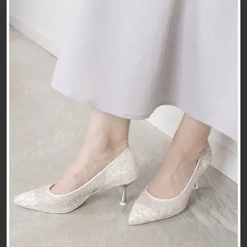 RANDA 글리터 튤 펌프스