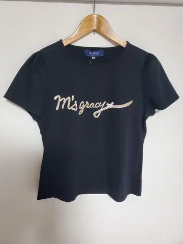 M's Gracy 블랙 반팔 T셔츠