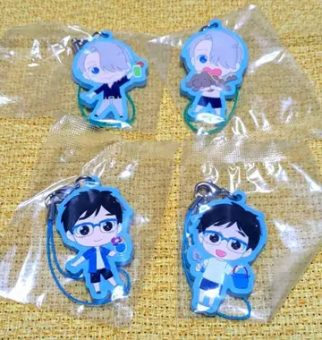 유리 온 아이스 빅토르 유리 러버 스트랩 로손 4개