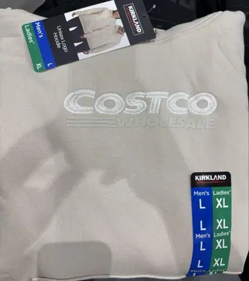 코스트코 인기 2025년판 후드티 L/XL 베이지