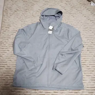 유니클로 UNIQLO 블록 테크 후드티 4XL 그레이 미사용 새상품