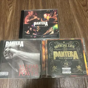 PANTERA mouth for war 3매 세트