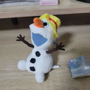 올라프 봉제 인형 모자 포함
