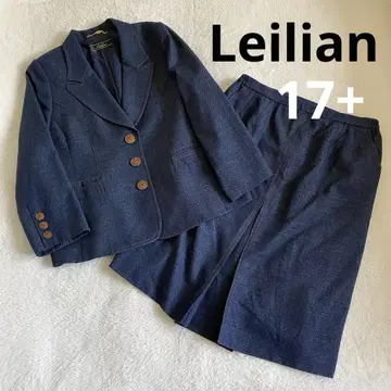빅 사이즈 Leilian 셋업 수트 인디고 17+ 자켓