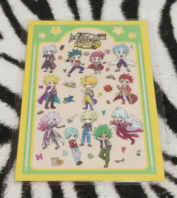 레어!! 베이블레이드 월드 그래프아트 엽서 라미네이티드