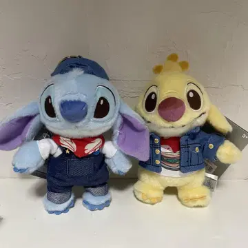 루벤 봉제 인형 키링 키체인 Denim Stitch 스티치