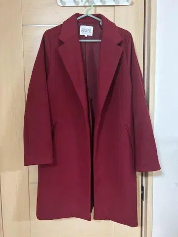 윈터 코트 빨간색