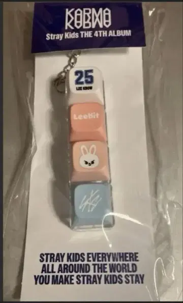 SKZOO KEYCAP KEYRING 팝업 Leebit