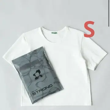 STRONG 화이트 T셔츠 XS 사이즈