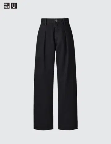 UNIQLO U 데님 턱 팬츠
