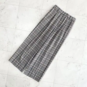 유나이티드 애로우즈 와이드 팬츠 여성용 그레이 베이지 블루 S