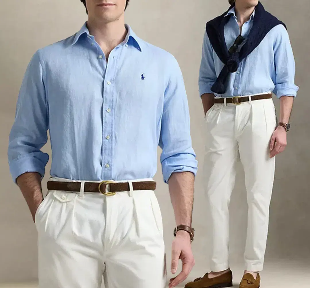 Polo Ralph Lauren Linen Shirt L New