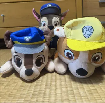 퍼피 구조대 봉제 인형 3개 세트