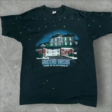 90s 엘비스 프레슬리 티셔츠 박물관 티셔츠 USA제