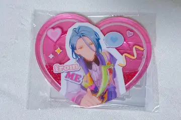 앙스타 HiMERU 하트 동상 아크릴 스탠드 하트형 핑크