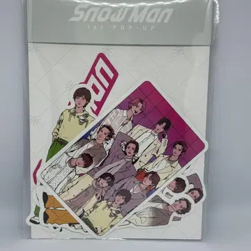SnowMan 스노우 스티커 한국 서울 popup