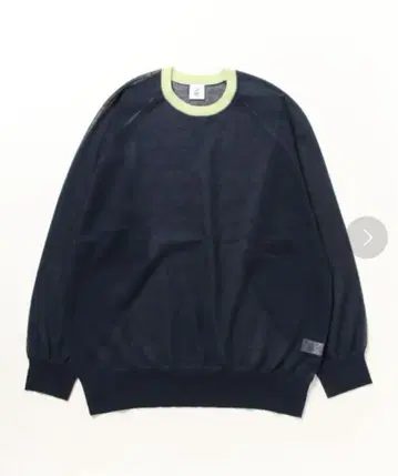 6(ROKU) SHEER PULLOVER 니트 네이비