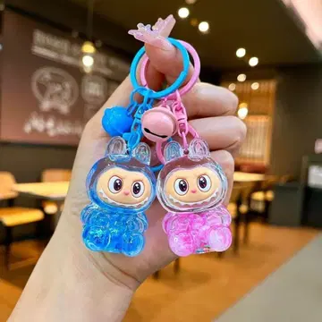 인기 LABUBU 러브러브 아크릴 키링 2개 세트
