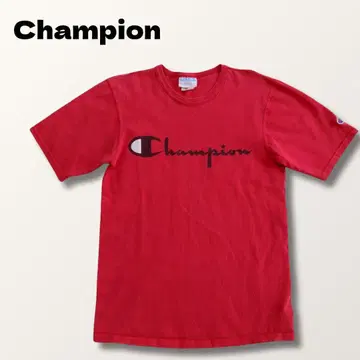 Champion 빈티지 T셔츠 레드 S사이즈 여성용