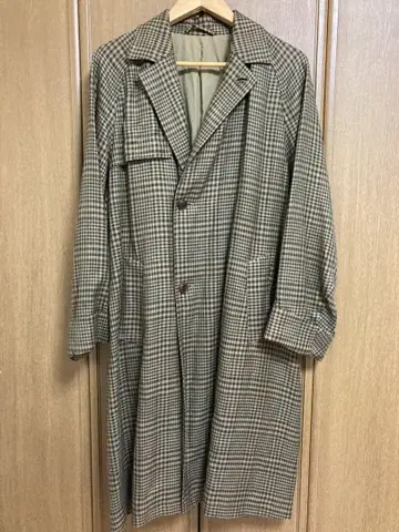 CONFECT 컨팩트 Linen Check Ulster coat