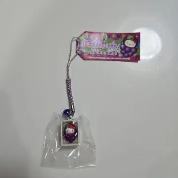 지역 한정 키티 야마나시 한정판 거봉 포도 상자 족쇄 스트랩