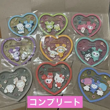 TWICELOVELYS x SANRIO 클리어 러버 코스터 9종 컴플리트