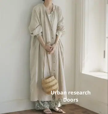 어반 리서치 도어즈 doors 미사용 린넨 개더 원피스