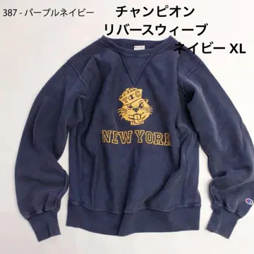 Champion 챔피온 리버스 위브 2025 봄/여름 네이비 XL
