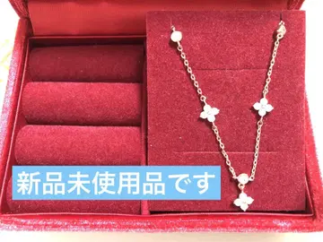핑크 골드 플라워 모티브 팔찌