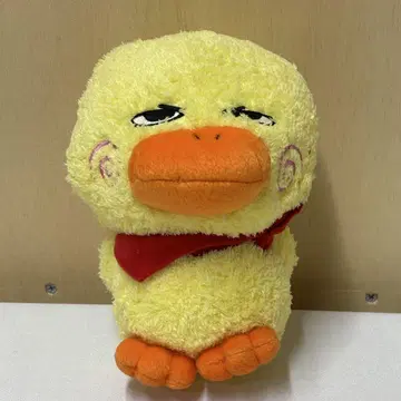 봉제 인형 [ 나니와덕 2 ] 본체 옐로우 컬러 오리 완구 굿즈