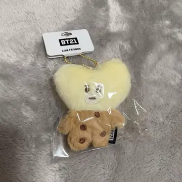 미사용 새상품 BT21 TATA 글렌체크 마스코트