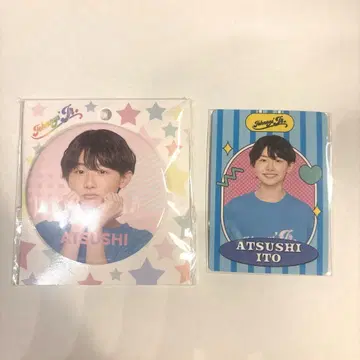 이토 아츠시 캔 배지 & 카드 세트