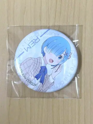 후지큐 리제로 콜라보 캔뱃지 렘