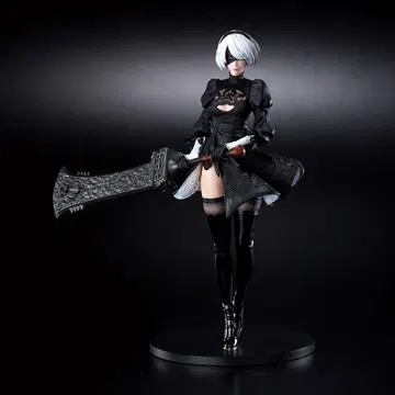 NieR 10주년 기념 복권 B상 2B 동상 피규어 백수의 검왕