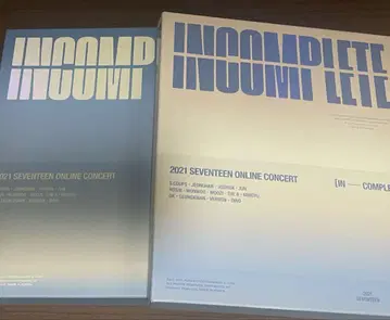 SEVENTEEN INCOMPLETE DVD BluRay