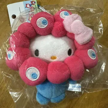 EXPO 회장 한정판 미야쿠미야쿠 변신 봉제 인형 카라비너 포함 키티