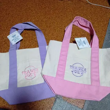 TRADER JOE'S 트레이더 조스 파스텔 미니 토트백
