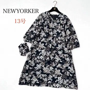 NEWYORKER 뉴요커 7부 소매 원피스 13호 빅 사이즈