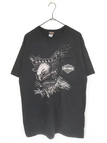 00년대 USA제 HARLEY DAVIDSON 이글 셔츠