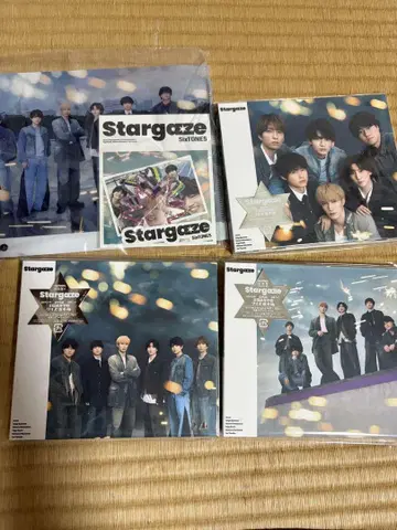 SixTONES Stargaze 3 형태 세트 특전 포함