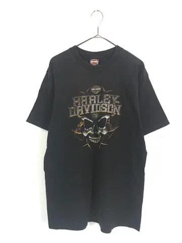 HARLEY DAVIDSON 스컬 T셔츠