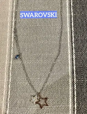 새상품급 클리닝 완료 SWAROVSKI 스타 목걸이