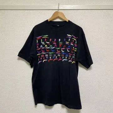 90s 티셔츠 과테말라 자수