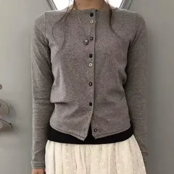 COYSEIO RAW EDGE 가디건