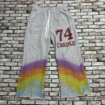 SEVESKIG 세브시그 25SS 컷오프 와이드 플레어 스웨트 팬츠