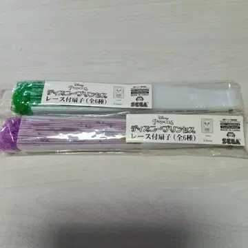 디즈니 프린세스 레이스 부채 아리엘 라푼젤