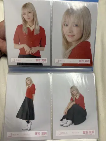 사쿠라자카46 후지요시 카린 피케 셔츠 코디