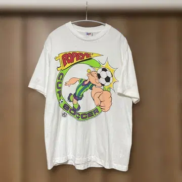 뽀빠이 T셔츠 90s 구제 의류