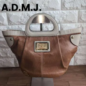 A.D.M.J 가죽 토트백 핸드백